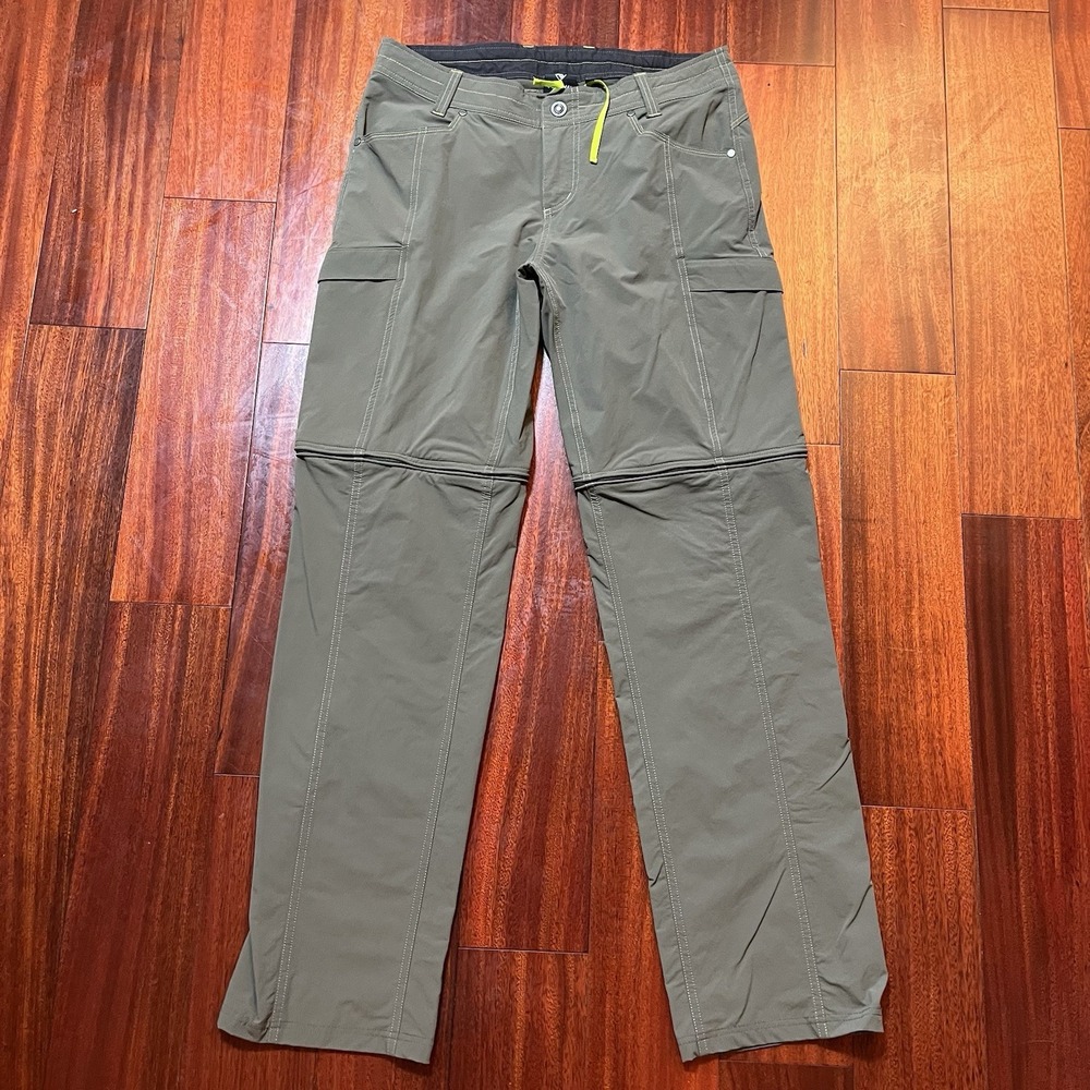 Kuhl Women's Kliffside Softshell Convertible Cargo Zipper Off Size 10 32x32